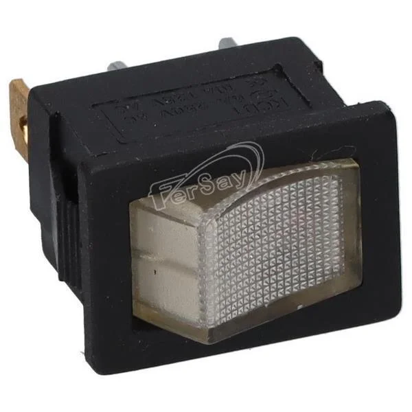 Interruptor pequeno blanco luminoso 49hf158