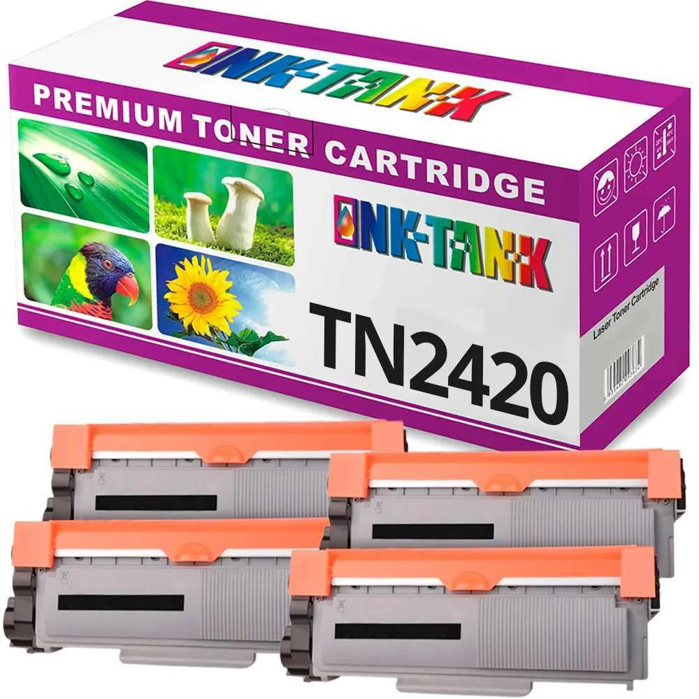Pack 4 Toners Brother Tn-2420 Compatíveis