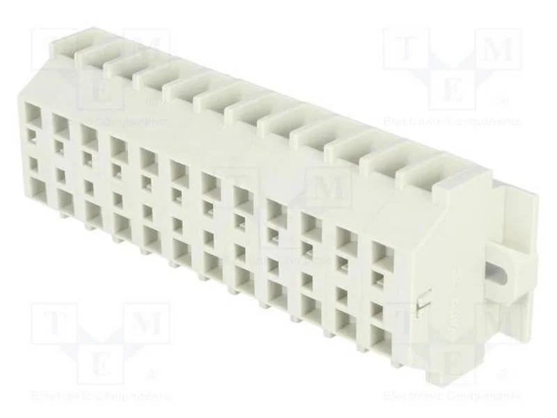 Bloco terminal, faixas: 12, 0,5&divide;4mm2, aperto de m.