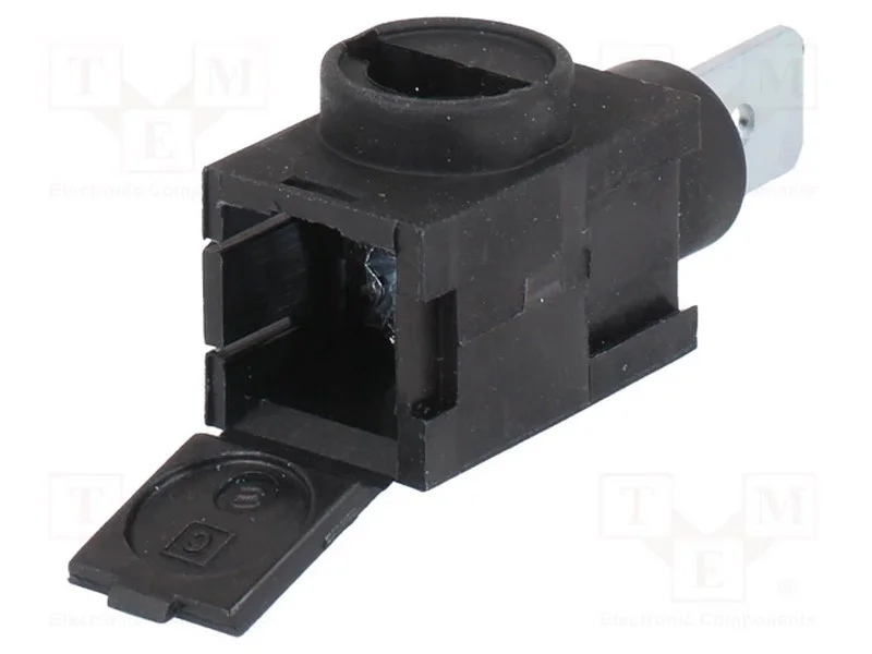 Bloco terminal, faixas: 1, 0,14&divide;2,5mm2, preta, Co.