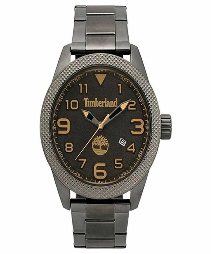 Relógio Masculino Timberland Tbl15359jsu02m Preto Prateado 