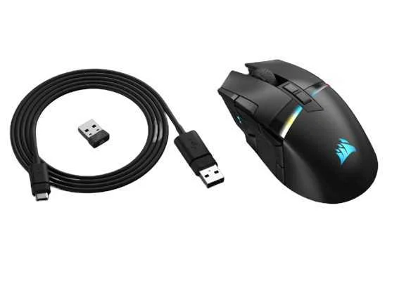 Rato Bluetooth Sem Fios Corsair Darkstar RGB Preto 