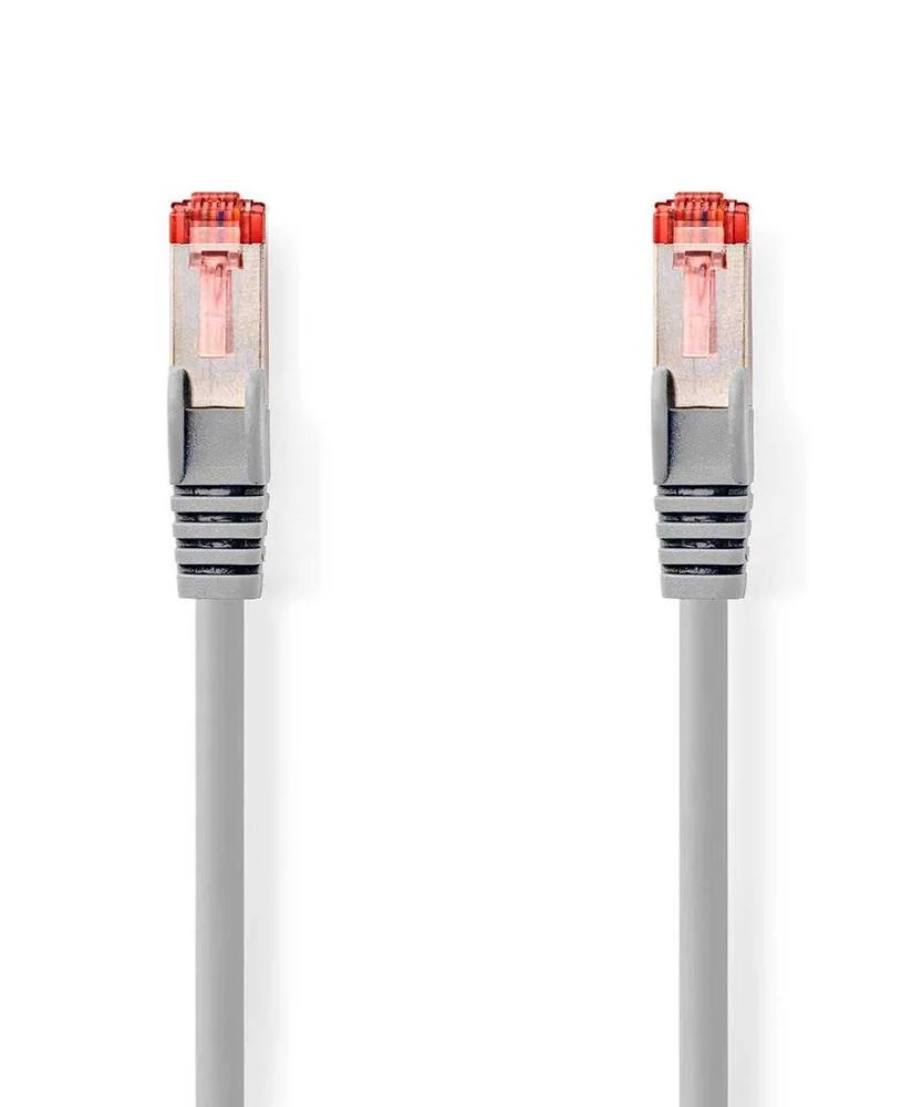 Cabo de Rede Cat6  Rj45 Macho  S/Ftp  20m  Lszh  Cinzento
