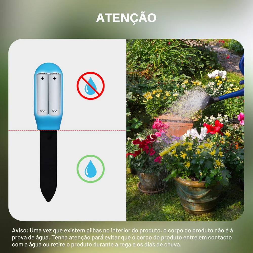 Sensor para medição temperatura/ humidade p/planta
