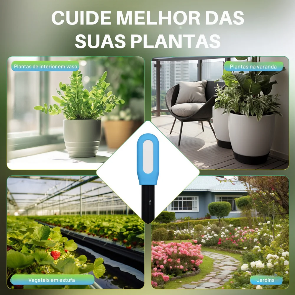 Sensor para medição temperatura/ humidade p/planta