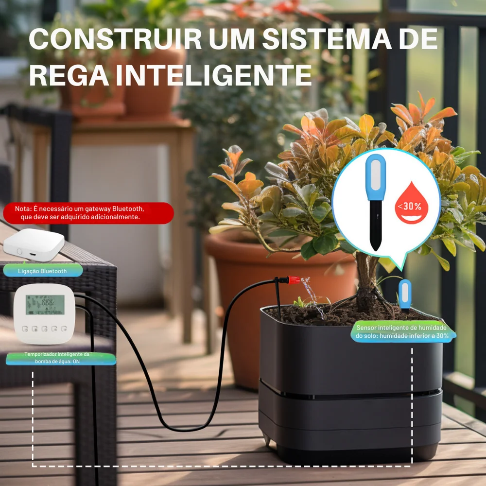 Sensor para medição temperatura/ humidade p/planta