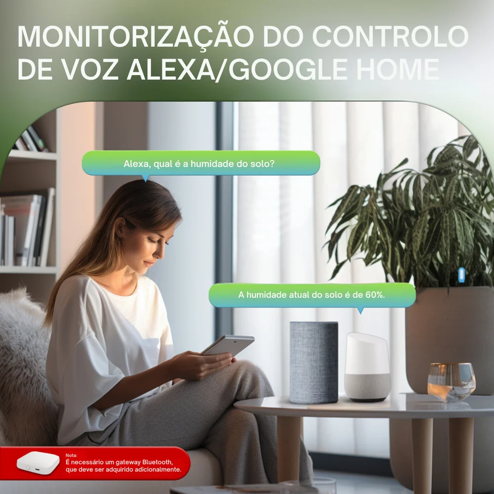 Sensor para medição temperatura/ humidade p/planta