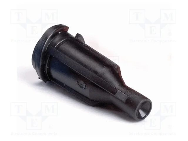 Tampa, preta, para seringas, polipropileno