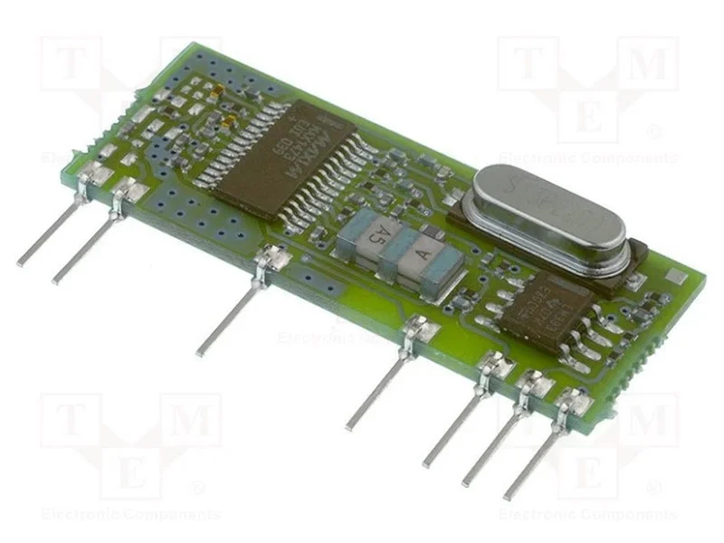 M&oacute;dulo: Rf, Receptor Am, Am,Ask, 433,92mhz, -114dbm, 3vdc, 7,5ma