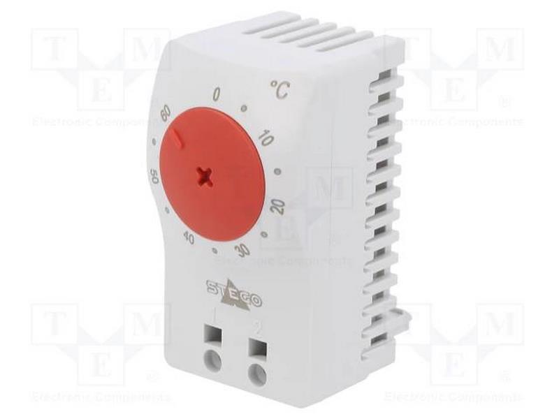 Sensor: termostato, NC, 10A, 250VAC, braçadeiras .