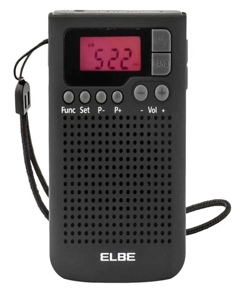 Rádio Transistor Elbe Rf-93 Am/Fm Preto 