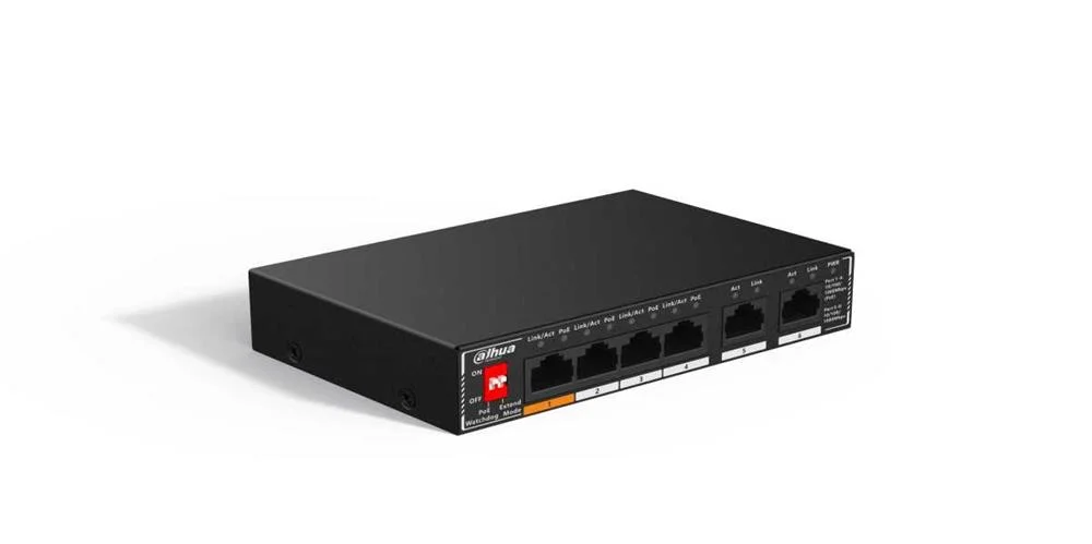 Switch It Dahua Dh-Sg1006p 6-Port Unmanaged Deskt.