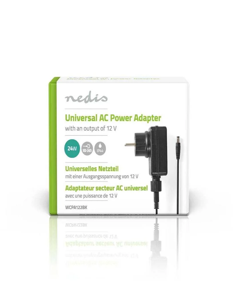 Adaptador de Corriente Universal  24 W  12 V Dc  .