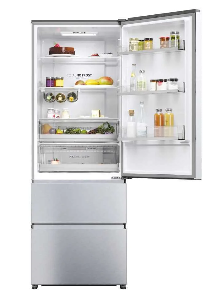 Frigorífico Combinado Haier Htr5720enmg 483l Classe e