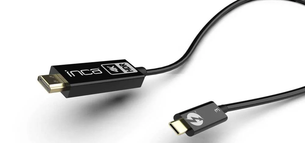 Inca Hdmi-Kabel Itch-30  2.0 > Typ-C 4k60hz, Thunderb.3 1,8