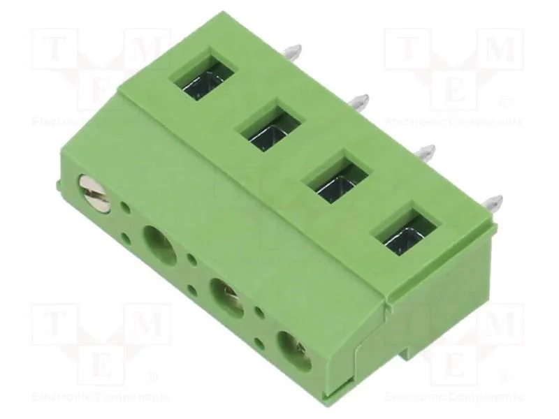 PCB bloco terminal, R. Contatos: 7,5mm, faixas: 4.