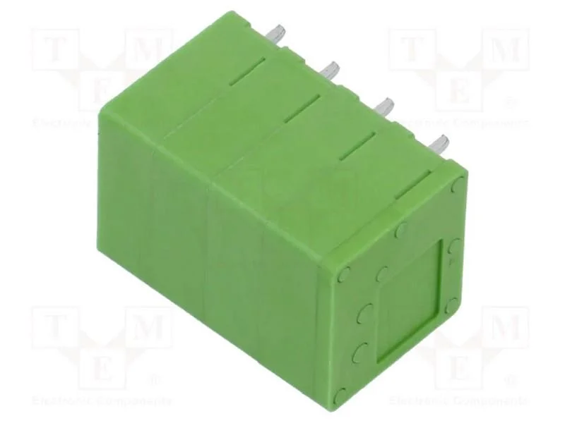 PCB bloco terminal, R. Contatos: 5mm, faixas: 4, .