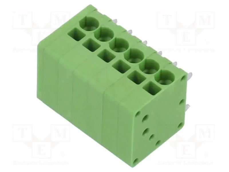 PCB bloco terminal, R. Contatos: 3,5mm, faixas: 6.