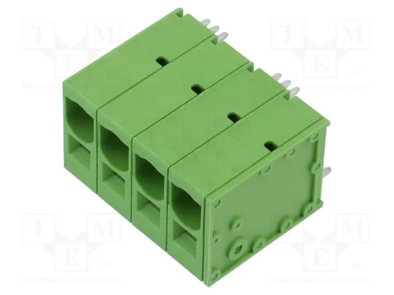 PCB bloco terminal, R. Contatos: 10mm, faixas: 4,.