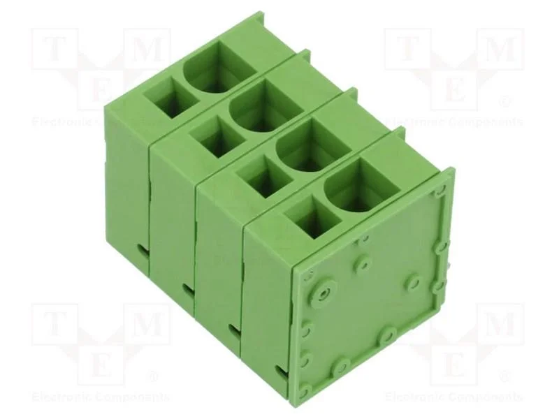 PCB bloco terminal, R. Contatos: 10mm, faixas: 4,.