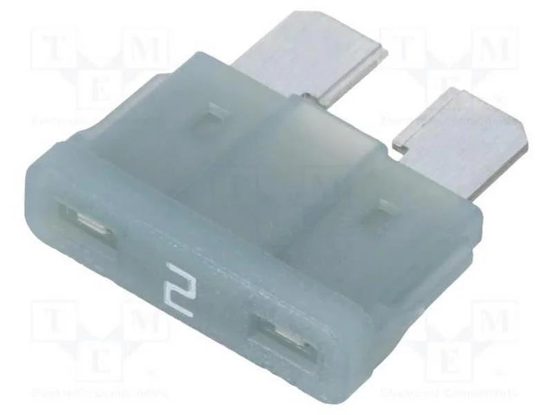 Fusível: Baixa Tensão, 2a, 80vdc, Automotivo, 19mm, Cobre