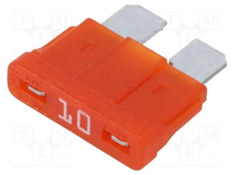 Fusível: Baixa Tensão, 10a, 80vdc, Automotivo, 19mm, Cobre