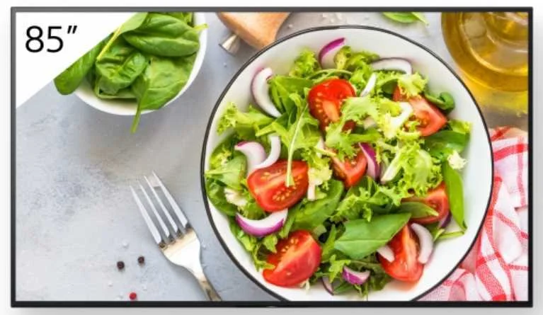 SONY FW-85BZ35L ECR&Atilde; DE SINALIZA&Ccedil;&Atilde;O PLASMA DIGITA.