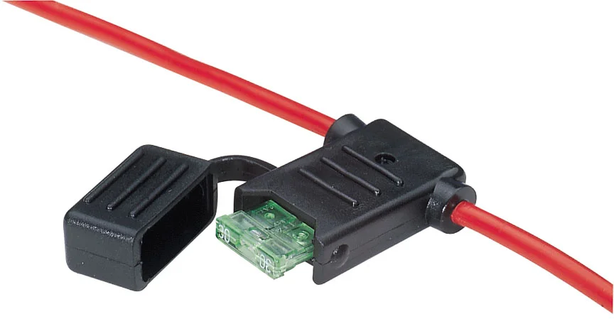 Tomada, 19mm, 30A, com fio, Sa&iacute;: cabo x2, Contato.