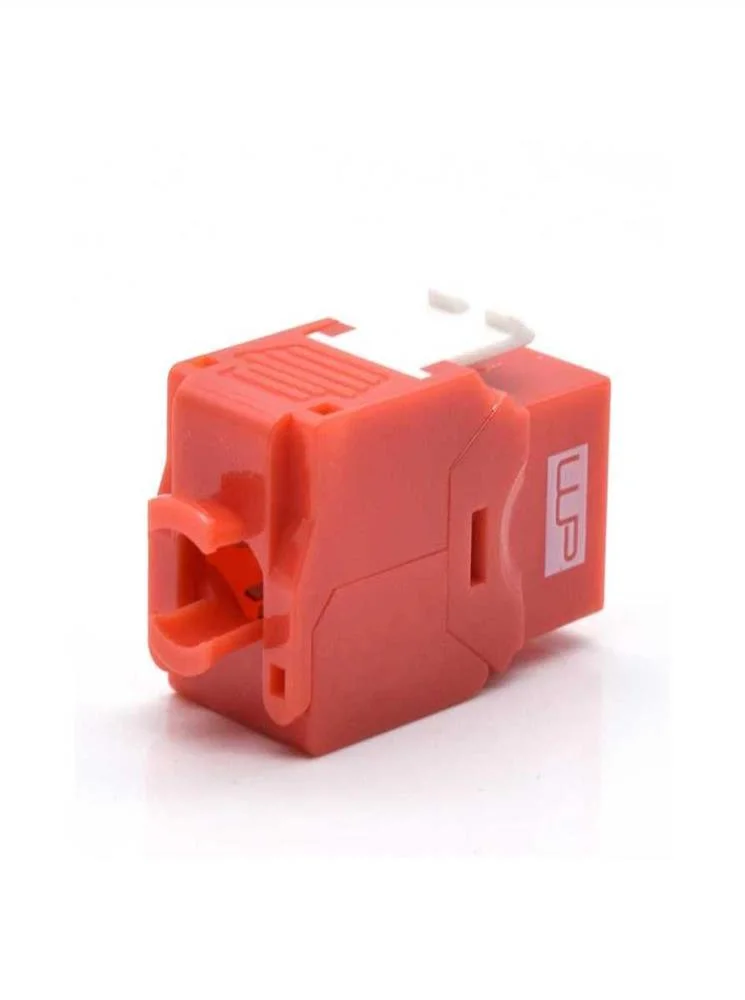 Presa Keystone Wp Cat.6a Utp, Toolless, Color Rojo
