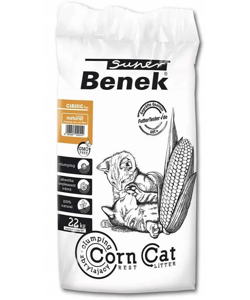 Areia para Gatos Super Benek Classic 35 L