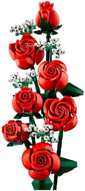 Lego Icons: Buquê de Rosas | Idades 18+ | 822 Peças | Item 10328