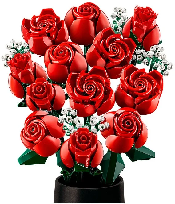 Lego Icons: Buquê de Rosas | Idades 18+ | 822 Peças | Item 10328