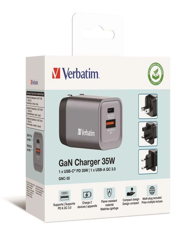 Verbatim Gnc-35 Universal Preto, Cinzento Ac Carr.