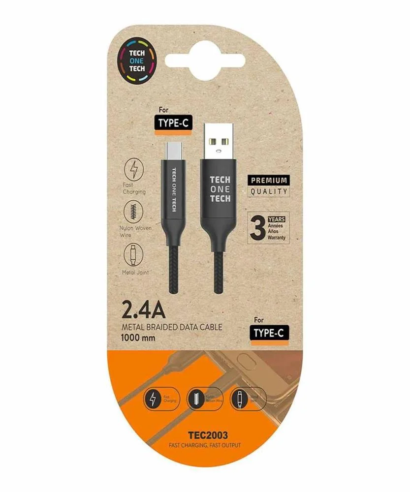 Cabo USB-C para USB Tech One Tech 1 m