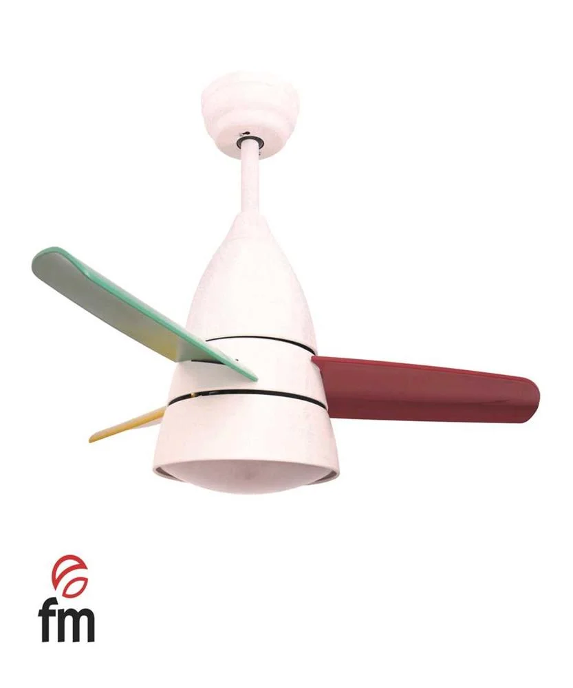 Ventilador de teto FM VT Kids L - 90 cm, 2, 6W Mul