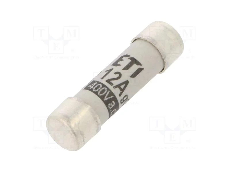 Fusível: Baixa Tensão, Gg, 12a, 400vac, Cilíndrico,Industrial