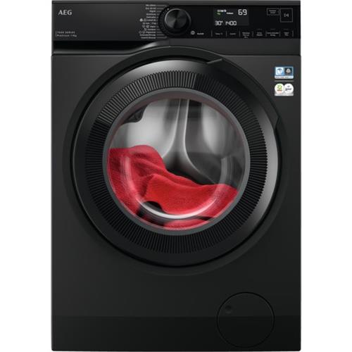 Washing Machine 9kg 1400rpm (Black) - Aeg