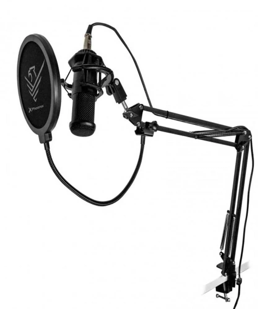 Microfone de condensador Phoenix STREAMCAST PRO