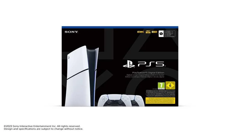 Sony Playstation 5 Slim 1,02 Tb Wi-Fi Preto, Bran.