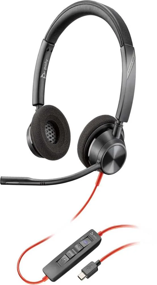 Poly 8x220AA Auscultador Auscultadores com Fios F.