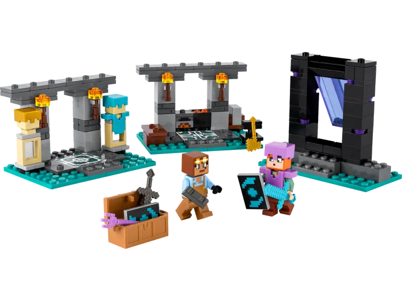 Lego Minecraft: o Depósito de Armas | Idades 7+ | 203 Peças | Item 21252