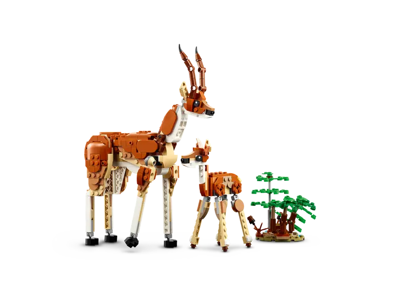 Lego Creator 3-In-1: Animais Selvagens do Safari | Idades 9+ | 780 Peças | Item 31150