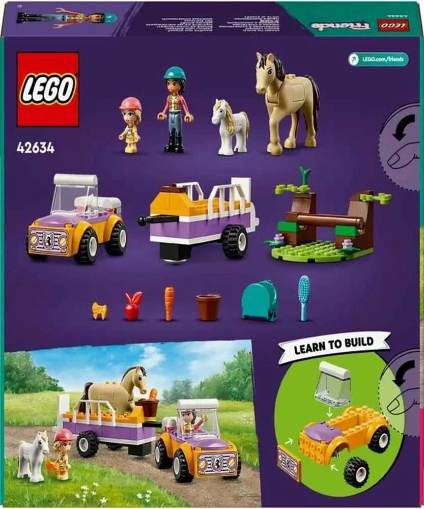 Playset Lego 42634 Horse & Pony Trailer 
