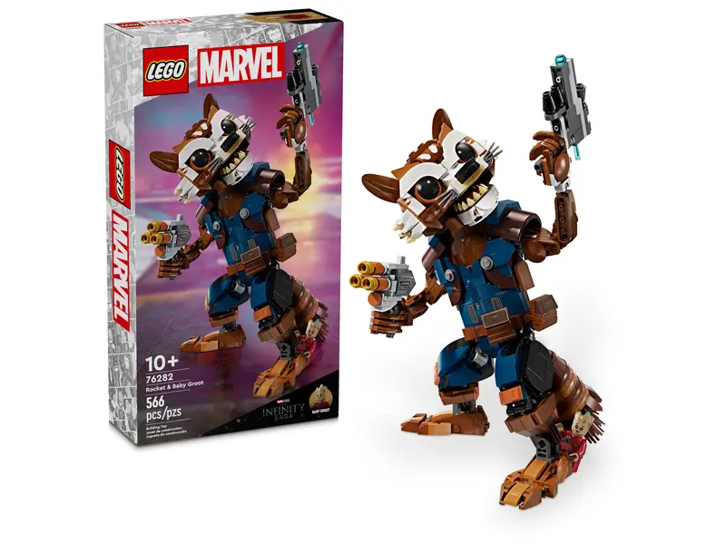 LEGO Marvel: Rocket e Groot Bebé | Idades 10+ | 5.