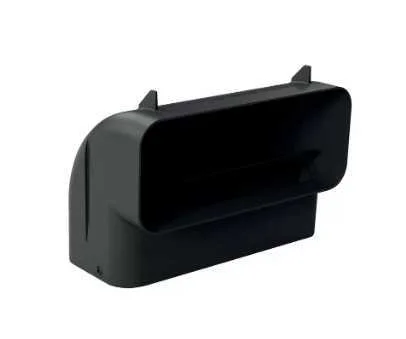 Curva 90 &deg; Vertical P/ Exaustor de Cozinha Preto - Siemens