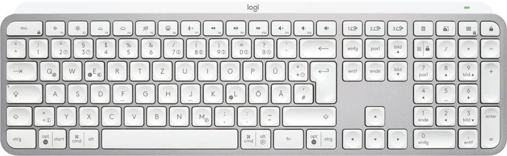Logitech Mx Keys S Keyboard Pale Gray De-Layout 920-011566