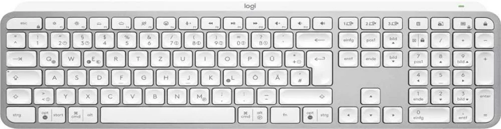 Logitech Mx Keys S Keyboard Pale Gray De-Layout 920-011566