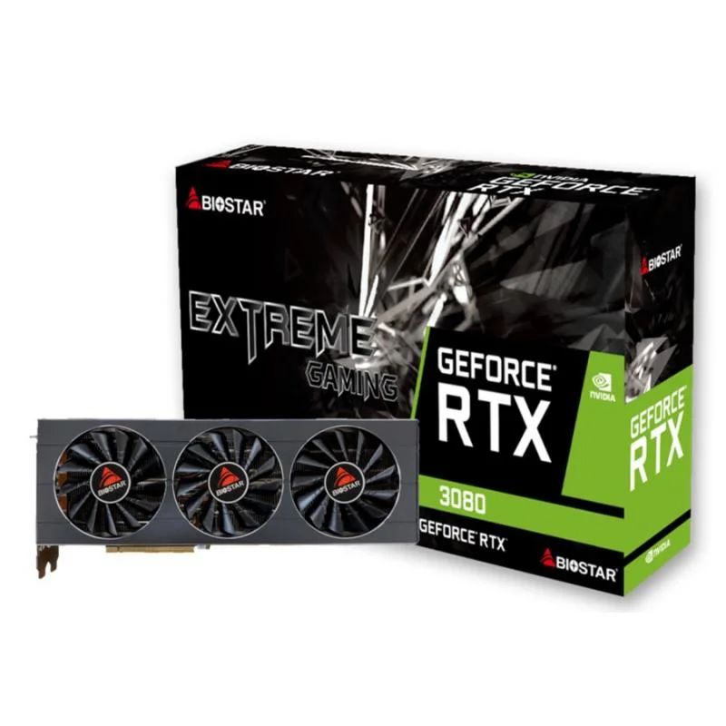 Biostar Vn3806rmt3 Graphics Card Nvidia Geforce Rtx 3080 10 Gb Gddr6x