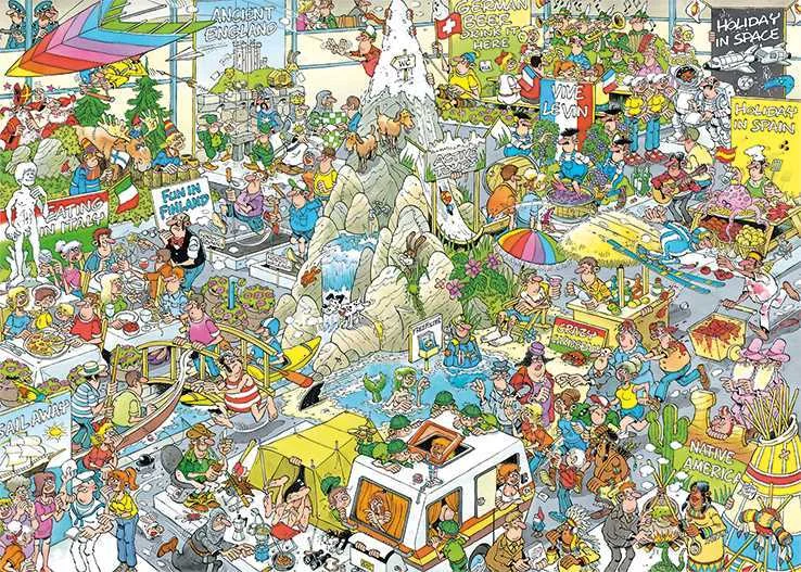Jan Van Haasteren The Holiday Fair 1000 Pcs Puzzl.