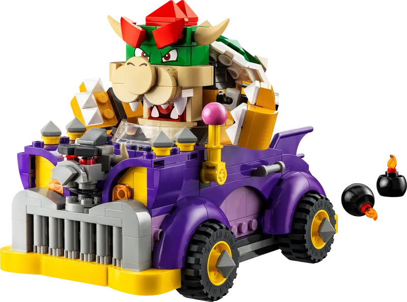 Lego Super Mario: Carro Monstruoso do Bowser  Set de Expansão | Idades 8+ | 458 Peças | Item 71431
